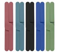 TTQiAnJ 5 Pezzi Salvamanteles de Silicona Plegables en Forma de X,Antideslizantes,Salvamanteles Resistentes al Calor,Protección contra el Calor, Soporte para Ollas, Sartenes Calientes, Cuencos