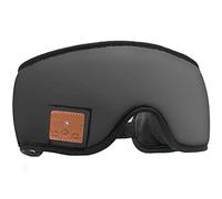 TTSEFW Auriculares de Dormir Bluetooth, Music Sleep Eye Shades 5.0 Diadema Bluetooth Inalámbrica Auriculares Deportivos con Altavoces Incorporados Micrófono para Viajar Siesta Yoga,Negro