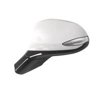TTTao Conjunto Espejo Retrovisor Lateral Coche para Hyundai Santa Fe IX45 2019 2020 2021 2022,Ajuste Eléctrico Espejos Retrovisores Completos,A-White-Left-6 Wire