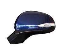 TTTao Conjunto Espejo Retrovisor Lateral Coche para Hyundai Santa Fe IX45 2019 2020 2021 2022,Ajuste Eléctrico Espejos Retrovisores Completos,A-Blue-Left-6 Wire