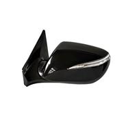 TTTao Conjunto Espejo Retrovisor Lateral Coche para Hyundai Santa Fe Santafe IX45 Sport 2014 2015 2016,Ajuste Eléctrico Espejos Retrovisores Completos,A-Black-Left-8 Wire