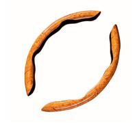 ttttTTTa 2 Piezas Coche Fundas Volante para Toyota Land Cruiser 5seats 2000-2008,Cubierta del Volante Segmentado Accesorios de Interior,D-Yellow