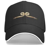 TTVXIHL Gorra de béisbol para Hombre, Black Myth Golden Ring Caps Sun Wu Kong Ring Trucker Hat Classic Outdoor Headwear Adjustable Baseball Cap, Regalo