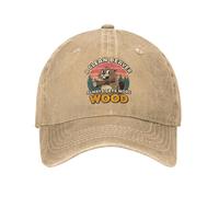 TTVXIHL Gorra de béisbol para Hombres, Gorra de béisbol Clean Beaver Joke Always Gets More Wood Summer Casual Trucker Hat Funny Beaver Men Women Baseball Caps, Regalo