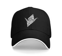 TTVXIHL Gorras de béisbol, Gorra de béisbol Casual de Primavera Palestina Keffiyeh Papel Estampado Origami Crane Running Trucker Sombrero para Gorras de béisbol Unisex-Adolescentes