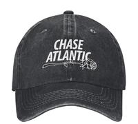 TTVXIHL Gorras de béisbol Hombres y Mujeres, Chase Atlantic Music Band Logo Washed Baseball Cap Rose Casual Trucker Hat Summer Men Hunting Camping Sunscreen Snapback Cap
