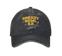 TTVXIHL Gorras de béisbol Hombres y Mujeres, Chris Brown Breezy Bowl XX Tour 2025 Gorra de béisbol Casual gráfica Gorra de Camionero de Pesca Gorra de Moda para Hombres a Prueba de Sol