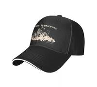 TTVXIHL Sombrero para el Sol para Hombres Vaquero 90S Avenged Sevenfold Life Is But A Dream 2 Gorras de Golf Gorra de béisbol Regalos para Maestros