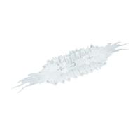 TTYAO REII Diadema gótica de encaje con alas de ángel, accesorio para el cabello, estilo Harajuku, tocado de cosplay para mujer (blanco, M)