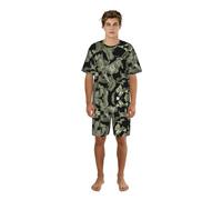 TTYDOKLA Conjunto de pijama para hombre, diseño de signo de dólar, perfecto para fines de semana perezosos y relajación nocturna, Negro, XXL