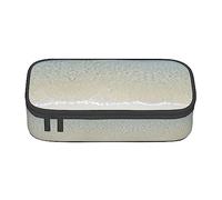 TTYDOKLA Estuche multiusos con estampado de agua de mar transparente y arena blanca para lápices, bolsa estéticamente agradable, amplio espacio de almacenamiento, Black, Talla única, Funda para llave