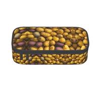 TTYDOKLA Estuche multiusos con estampado de muchas patatas, bolsa estéticamente agradable, amplio espacio de almacenamiento, Black, Talla única, Funda para llave