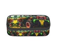 TTYDOKLA Fantasy Farm - Estuche multiusos con estampado de tractor y diseño de tractor estéticamente agradable, amplio espacio de almacenamiento, Black, Talla única, Funda para llave