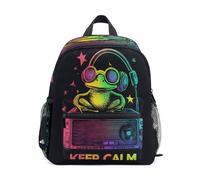 Ttylsdd Mochila para niñas y niños de 3 a 8 años, mochila de rana de radio para niñas, niños, jardín de infantes, escuela primaria