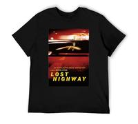 ttyutudeewwewe Camiseta Lost Highway v3 con póster de la película David Lynch All Colour39 XL, Color13, L