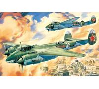 Tu-2s, WWII Soviet Bomber 1:72 Plástico Modelo Kit Icm