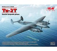 Tu-2t, Soviet Torpedo Avión 1:72 Plástico Modelo Kit Icm