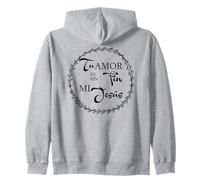 Tu Amor es sin Fin mí Jesús. Sudadera con Capucha