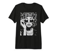 Tu aprobación no es necesaria Chica Negra afroamericana Camiseta Premium