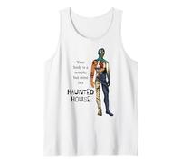 Tu Cuerpo es un Templo Pero el mío es una casa embrujada Camiseta sin Mangas