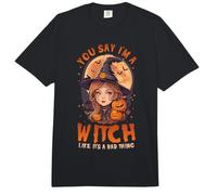 Tú, di Que Soy una Bruja como si Fuera una Mala Cosa Linda Bruja Comfort Colors Adult Heavyweight T-Shirt