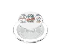 Tu Dios es Mucho más Grande Afirmaciones de fe Cristiana PopSockets PopGrip para MagSafe