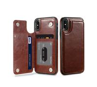 Tu dispositivo inteligente merece protección: funda tipo cartera con suave piel sintética, diseño con soporte para una visualización cómoda,
