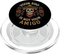Tu Ego no es tu Amigo Sombrero Calavera Arte Popular PopSockets PopGrip para MagSafe