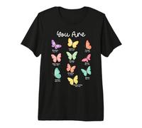 Tú Eres Butterfly Faith Jesus Bible Christian Inspirational Camiseta Premium