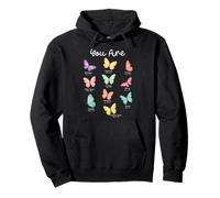 Tú Eres Butterfly Faith Jesus Bible Christian Inspirational Sudadera con Capucha