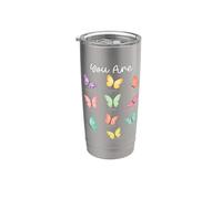 Tú eres Butterfly Faith Jesus Bible Christian Inspirational Vaso térmico de acero inoxidable de doble pared