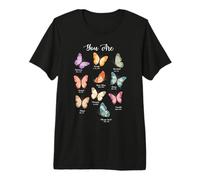 Tú Eres Butterfly Faith Jesús Cross Christian Inspirational Camiseta Premium