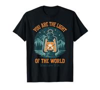 Tú Eres la luz del Mundo - Mateo 5:14 Estilo Vintage Camiseta