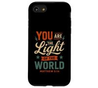 Tú Eres la luz del Mundo Mateo 5 14 Fe Cristiana Carcasa para iPhone SE (2020) / 7/8
