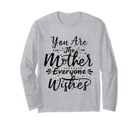 Tú Eres la Madre Todos le Desean a mamá Mamá el Día de la Madre Manga Larga
