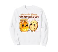 Tú Eres la Miel de mi Amor por los Amantes de la Comida Kawaii de Biscuit Sudadera