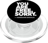 Tu Eres Libre Kierkegaard (Básicamente) PopSockets PopGrip para MagSafe