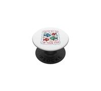 Tú Eres mi Aleta, Soy tu pez Aquatic Love PopSockets PopGrip Adhesivo