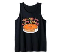 Tú Eres mi Final Feliz, Divertido, Delicioso y Lindo Pastel de Calabaza Camiseta sin Mangas
