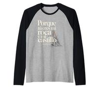 Tú Eres mi Roca y mi Fortaleza Salmos 31:3 Camiseta Manga Raglan