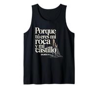 Tú Eres mi Roca y mi Fortaleza Salmos 31:3 Camiseta sin Mangas
