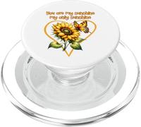 Tú Eres mi Sol, mi único Sol, Mariposa y Girasol PopSockets PopGrip para MagSafe