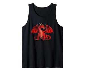Tú Eres Poderoso Dragón Rojo Camiseta sin Mangas