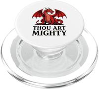 Tú Eres Poderoso Dragón Rojo PopSockets PopGrip para MagSafe