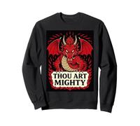 Tú Eres Poderoso Dragón Rojo Proclamación Sudadera