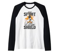 Tu Espíritu es el Verdadero Escudo Camiseta Manga Raglan