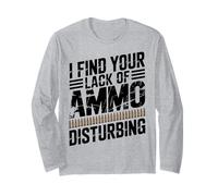 Tu Falta de munición me Parece inquietante: Divertida Pistola Retro Profesional Manga Larga