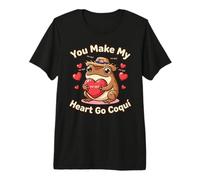 Tú Haces Que mi corazón se Vaya, Coqui, Linda Cita de Amor Boricua y Coqui Camiseta Premium