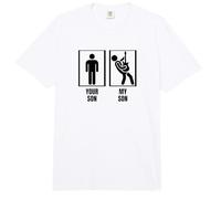Tu Hijo, mi Hijo, bajo, papá, mamá, Bajista Divertido Comfort Colors Adult Heavyweight T-Shirt