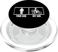 Tu hijo, mi hijo, papá, mamá, divertido lechero PopSockets PopGrip para MagSafe